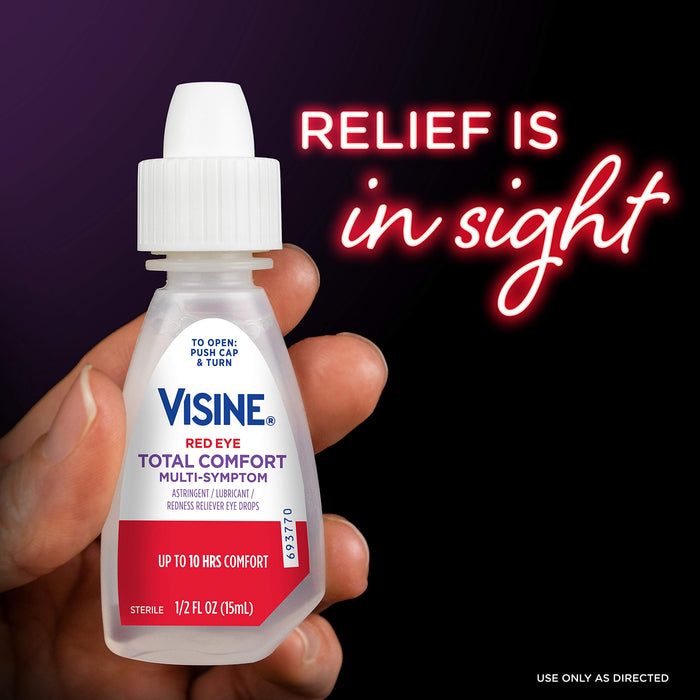 Visine Red Eye Total Comfort Multi-Symptom Eye Drops