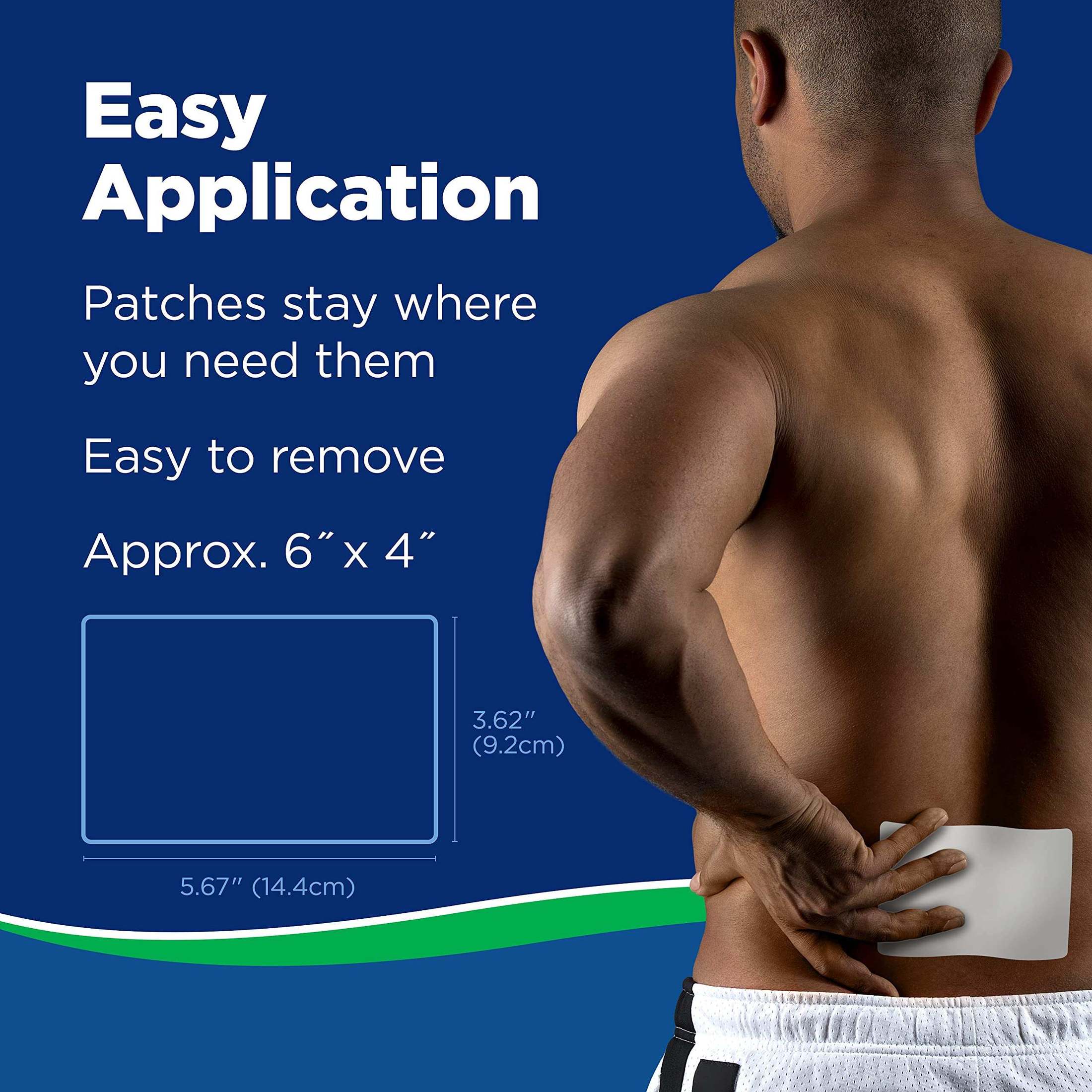 Salonpas Maximum Strength Lidocaine 4% Pain Relieving Gel-Patch