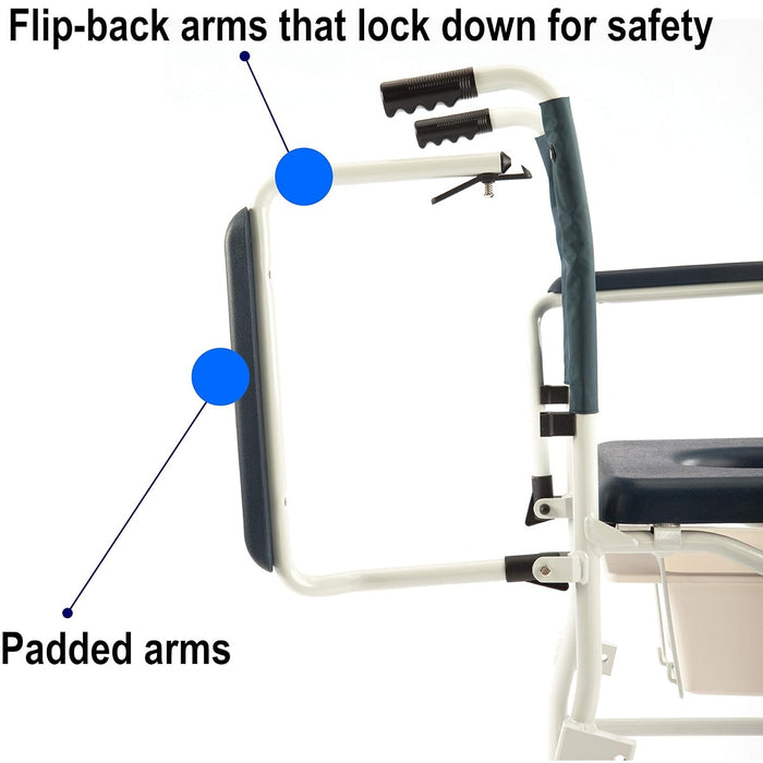 Invacare Mariner Rehab Shower Commode Chair