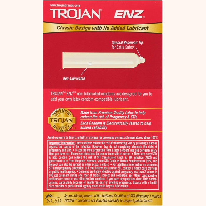 Trojan Non-Lubricated Condoms