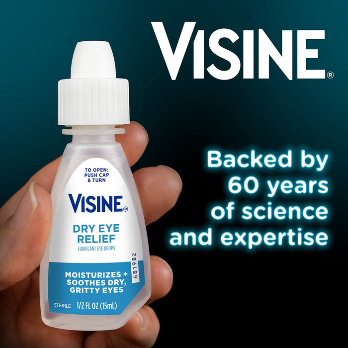 Visine Dry Eye Relief Lubricant Eye Drop