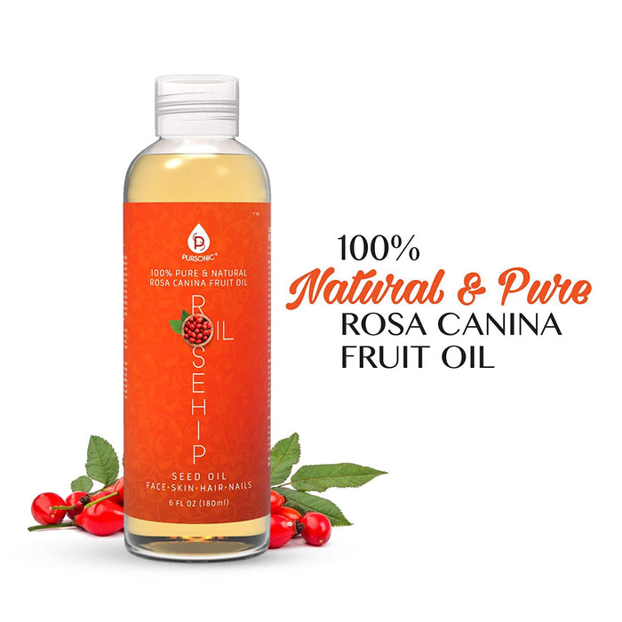 Pursonic 100% Pure & Natural Cold Pressed Premium Rosehip Seed Oil