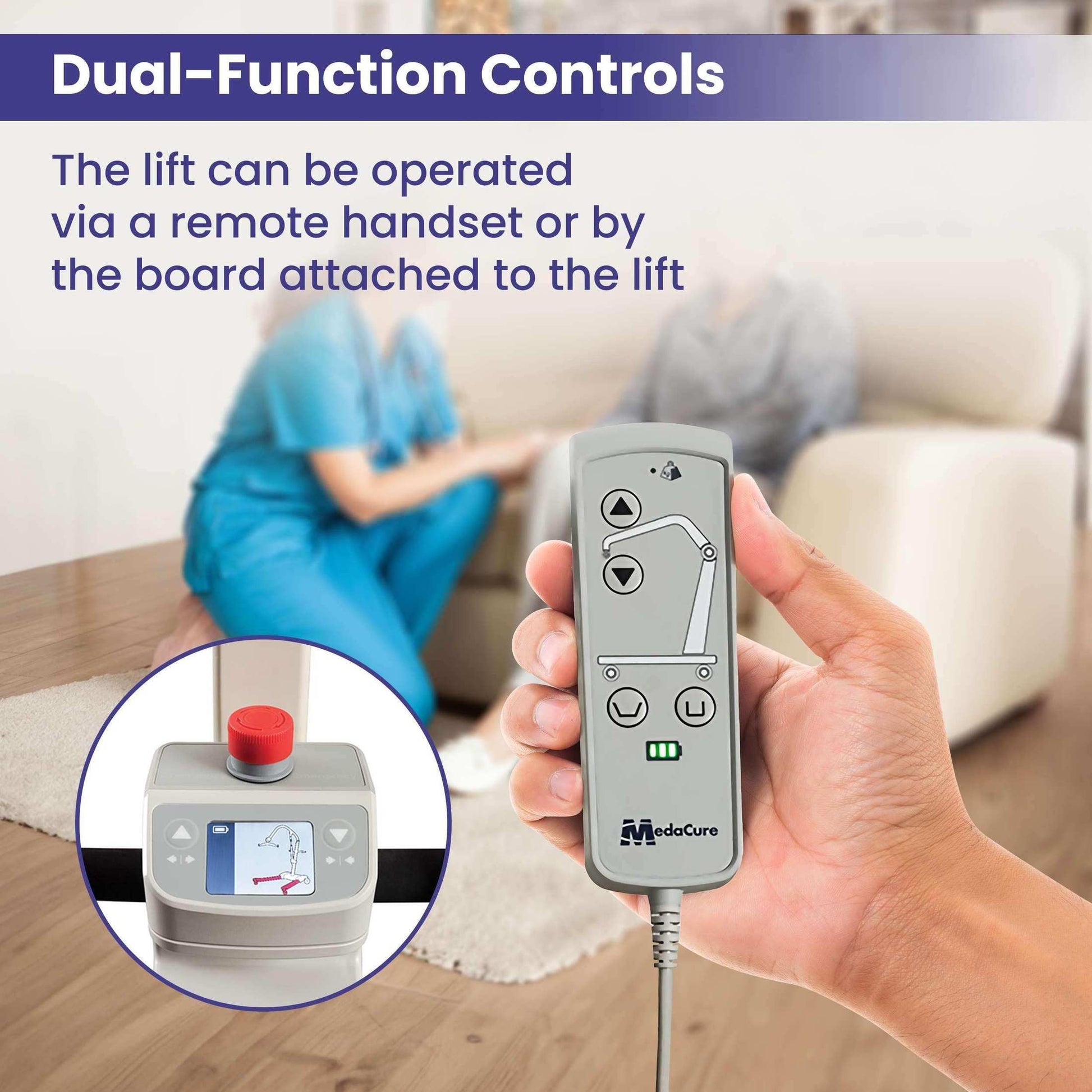 Medacure Free Spirit Sit to Stand Powered Patient Assist Lift - Shop Home Med