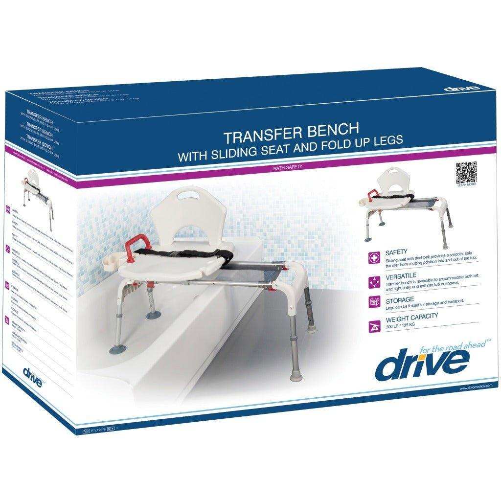 Drive Medical Folding Universal Sliding Transfer Bench - Shop Home Med