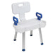 Drive Medical Bathroom Safety Shower Chair with Folding Back - Shop Home Med