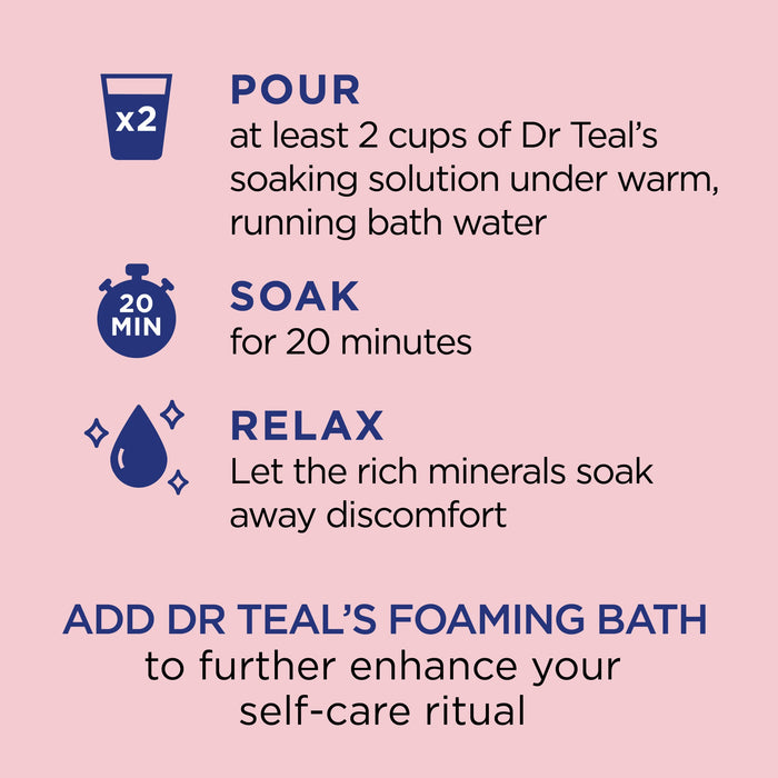 Dr. Teal's Pure Epsom Salt Therapeutic Soak - 6 Lbs