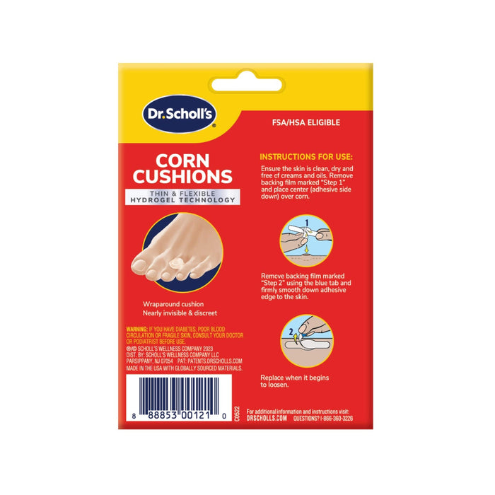 Dr. Scholl's Corn Cushions with Hydrogel Technology - 6 Ct