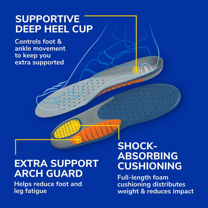 Dr. Scholl's Heavy Duty Support Orthotics Insoles Men's