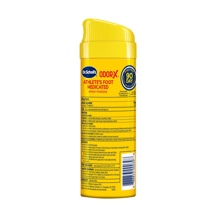 Dr. Scholl's Odor-X Athlete's Foot Medicated Spray Powder