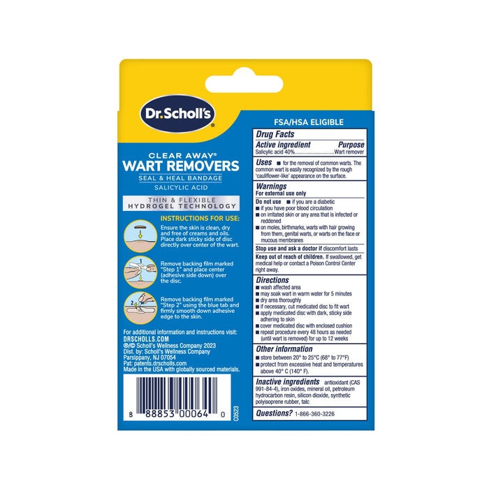 Dr. Scholl's Clear Away Wart Remover Hydrogel Bandage