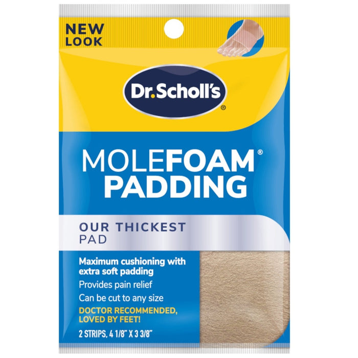 Dr. Scholl's Molefoam Padding Strips - 2 Ct