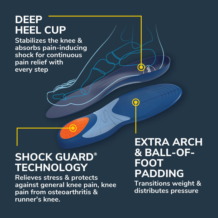 Dr. Scholl's Knee All-Day Pain Relief Orthotics for Men