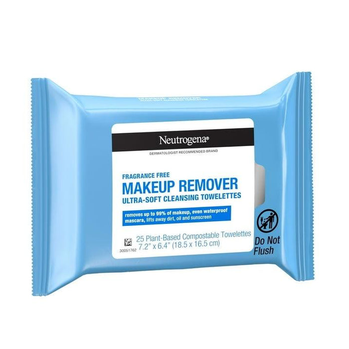 Neutrogena Makeup Remover Towelettes Fragrance Free - 25 ct