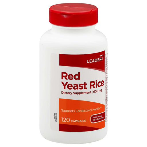 Leader Tm Red Yeast Rice 600Mg Capsules 120 Ct , Capsules