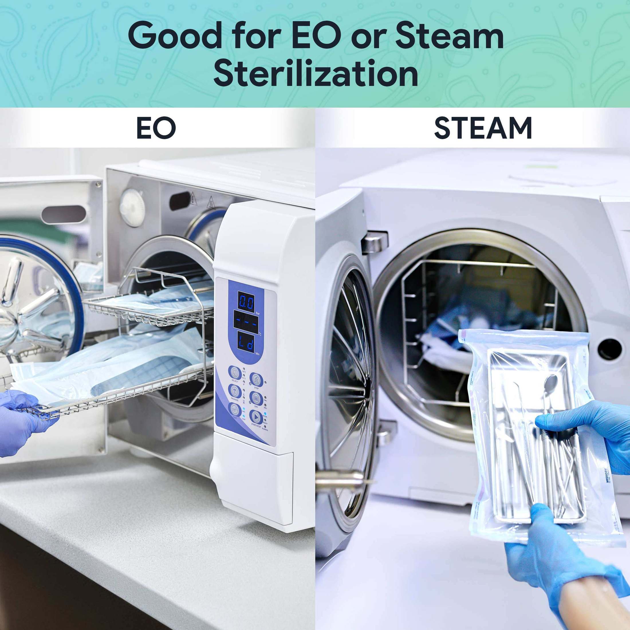 FifthPulse Self-Sealing Sterilization Pouches