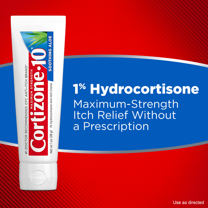 Cortizone 10 Soothing Aloe Anti-Itch Cream Maximum Strength