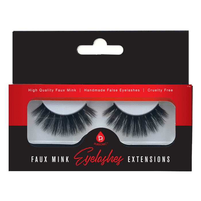 Pursonic Faux Mink Style False Eyelashes Extensions