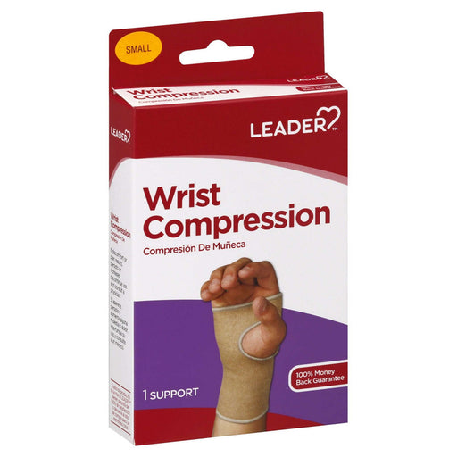 Leader Wrist Compression Support Small , Supports-Braces