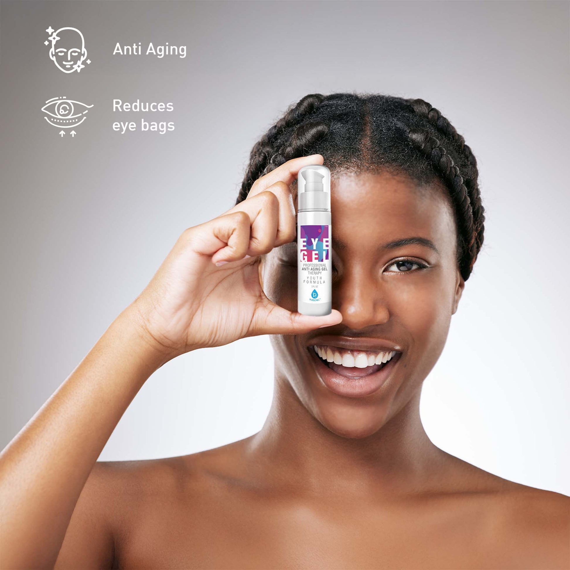 Pursonic Radiance Boost Bundle: Derma Roller, Vitamin C Serum, Anti-Aging Eye Gel & Charcoal Mask - 4-Step Skincare Set for Youthful Glow shophomemed