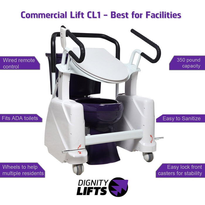 Dignity Lifts Commercial Toilet Lift - Shop Home Med