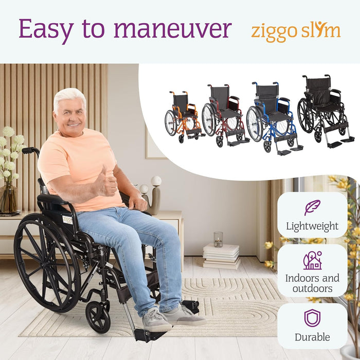 Circle Specialty Ziggo Slym Narrow Adult Wheelchair