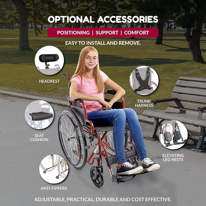 Circle Specialty Ziggo Lightweight Kids Wheelchair -  14"