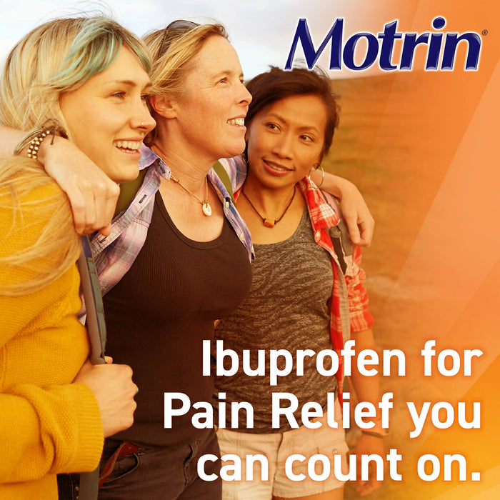 Motrin IB Ibuprofen 200mg Tablets for Pain & Fever Relief