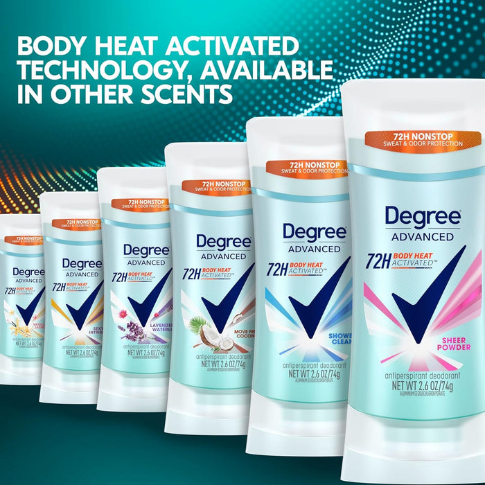 Degree Advanced Sheer Powder Antiperspirant Deodorant Stick - Women