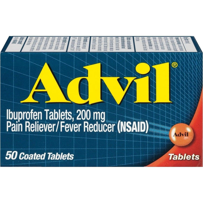 Advil Pain Reliever and Fever Reducer Ibuprofen Tablets - 50 Count