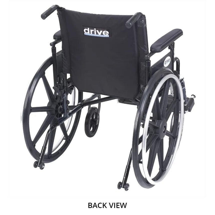 Drive Medical Viper Plus GT Wheelchair with Universal Armrests