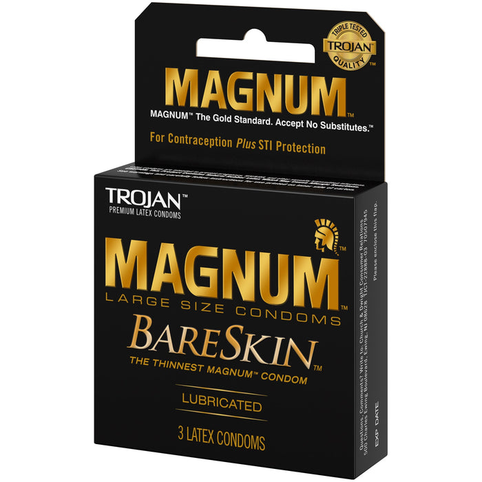 Trojan Magnum Bareskin Lubricated Condoms