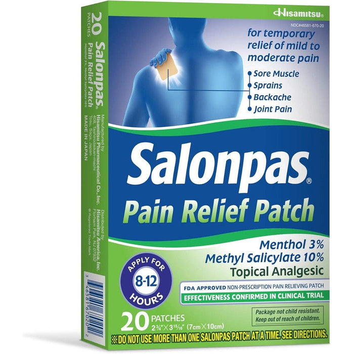 Salonpas Pain Relief Adhesive  Patch