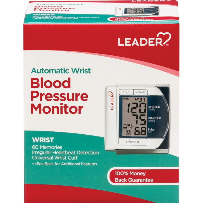 Leader Tm Blood Pressure Monitor Automatic Wrist