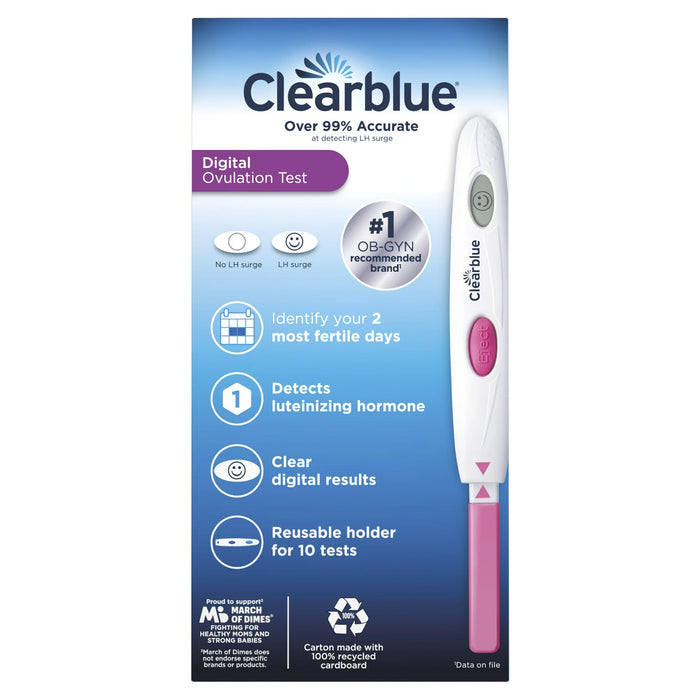 Clearblue Digital Ovulation Predictor Kit with Digital Results and Tests