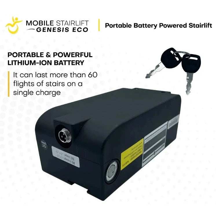 Genesis Eco Mobile Stairlift Battery Powered & Portable Stair Chair