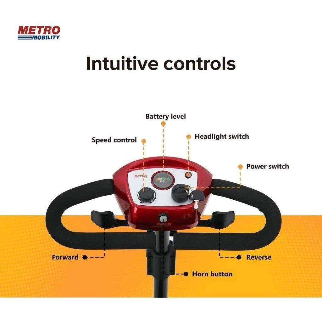 Metro Mobility M1 Series 4-Wheel Travel Mobility Scooter - Shop Home Med