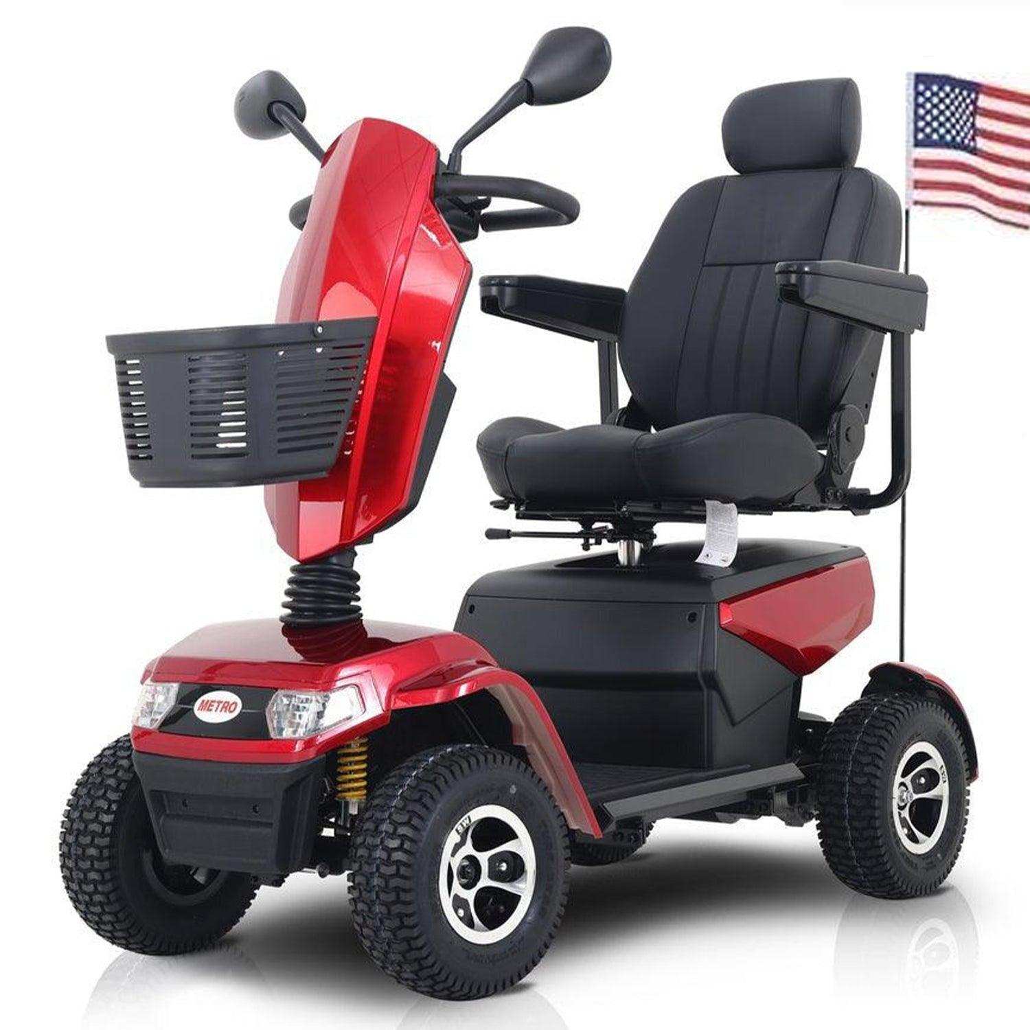 Metro Mobility S800 Series 4-Wheel Heavy Duty Travel Mobility Scooter - Shop Home Med