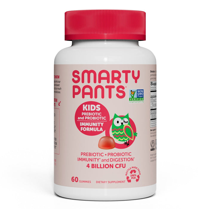 Smarty Pants Kids Prebiotic & Probiotic Gummy Vitamins Strawberry