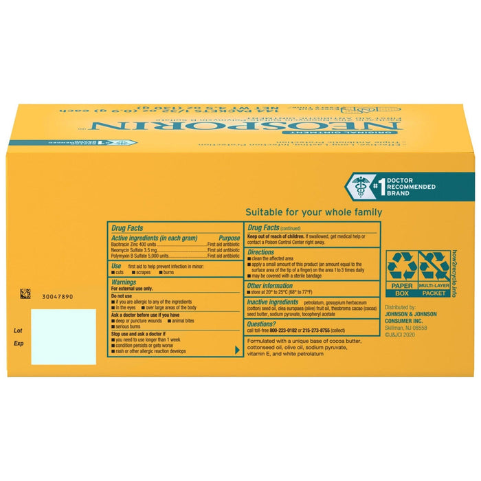 Neosporin Original FirstAid Antibiotic Bacitracin Ointment - 144X0.9g