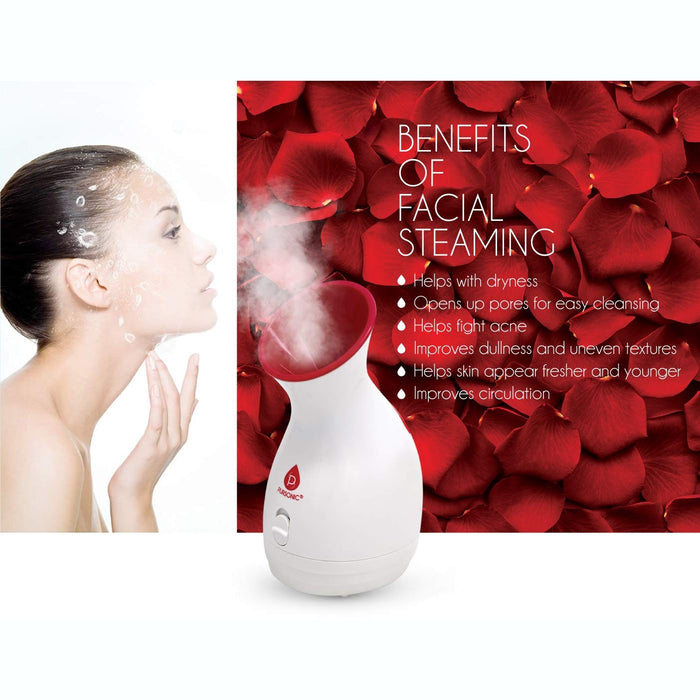 Pursonic Facial Steamer Hot Mist Spa for Blackheads Pores Acne & Youthful Skin