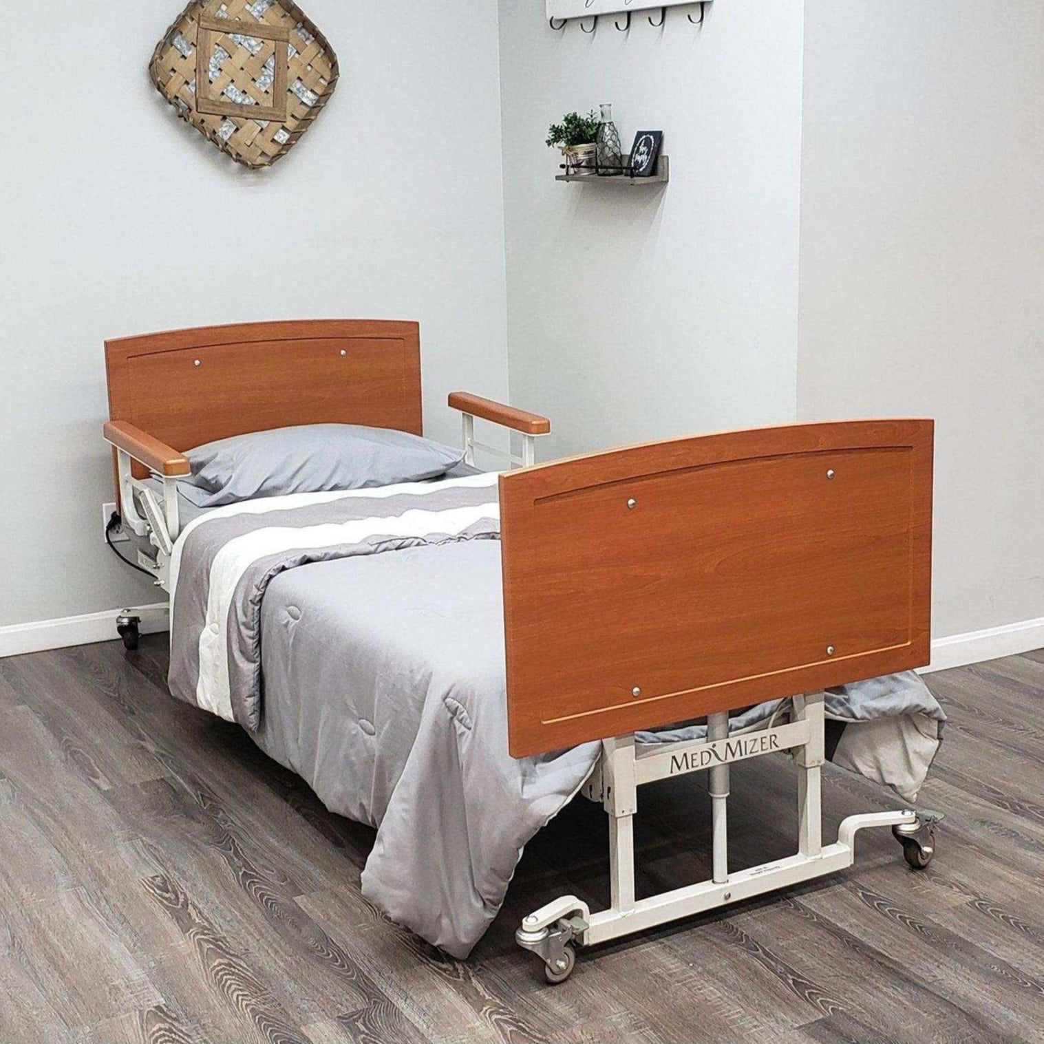 Med-Mizer AllCare Comfortwide Low Hospital Bed - Shop Home Med