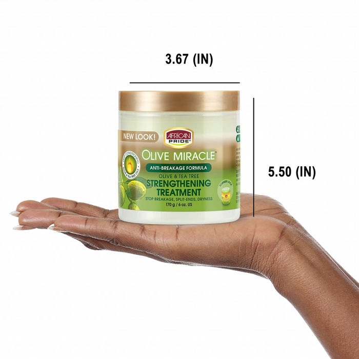 African Pride Olive Miracle Anti-Breakage Formula Hair Treatment