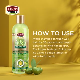 Olive Miracle 2-IN-1 Shampoo Moisturizing & Detangling