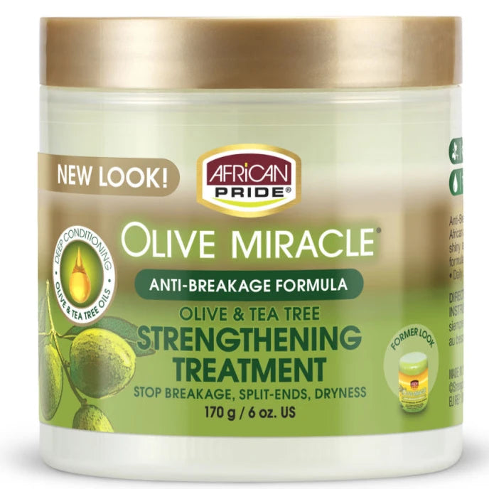 African Pride Olive Miracle Anti-Breakage Formula Hair Treatment