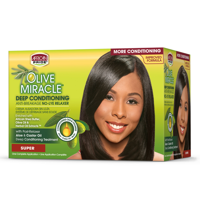 African Pride Olive Miracle Deep Conditioning Relaxer No Lye