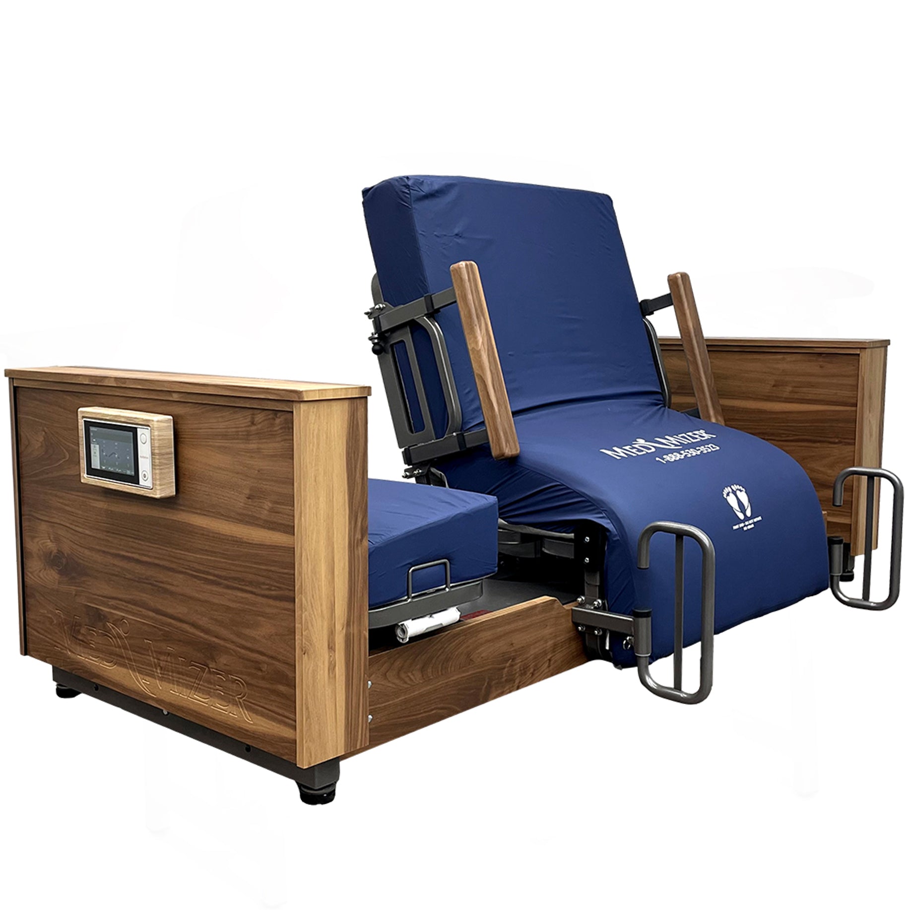 Med-Mizer ActiveCare Deluxe Rotating Sit to Stand Hospital Bed shophomemed