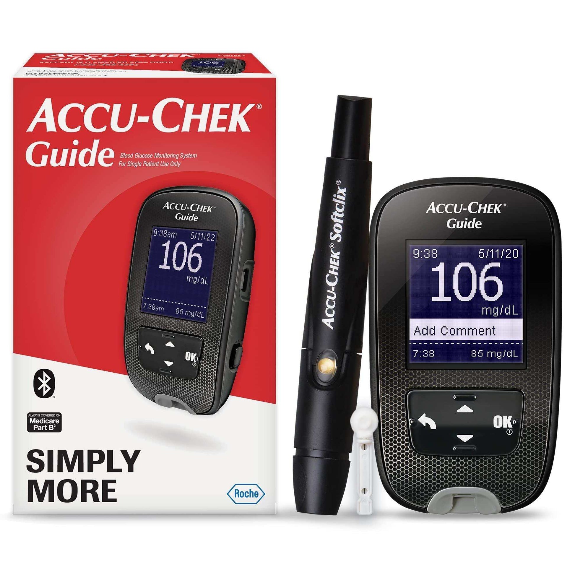 Accu-Chek Guide Blood Glucose Monitoring System Kit - Shop Home Med