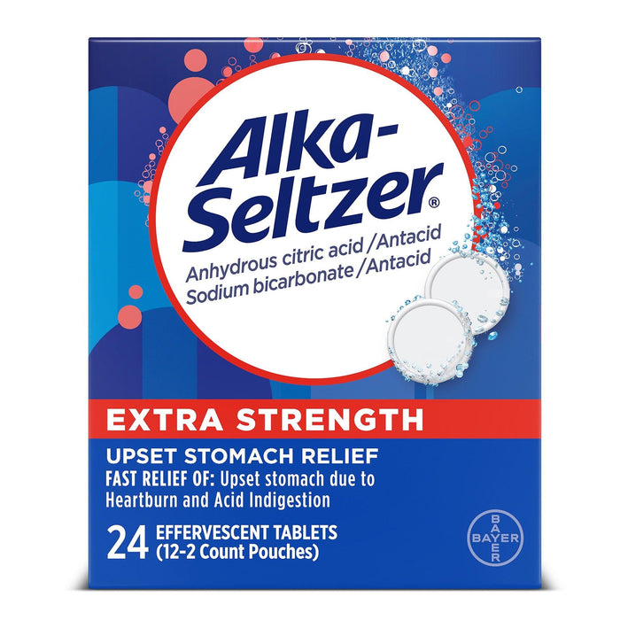 Alka-Seltzer Heartburn Relief Extra Strength Tablets - 24 counts - Shop Home Med