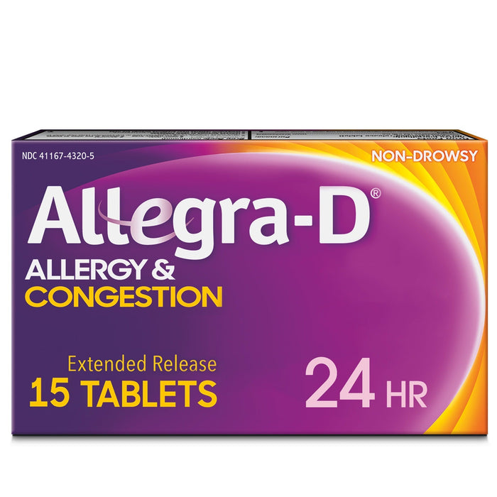 Allegra-D Allergy & Congestion Non-Drowsy 24-Hour Tablets