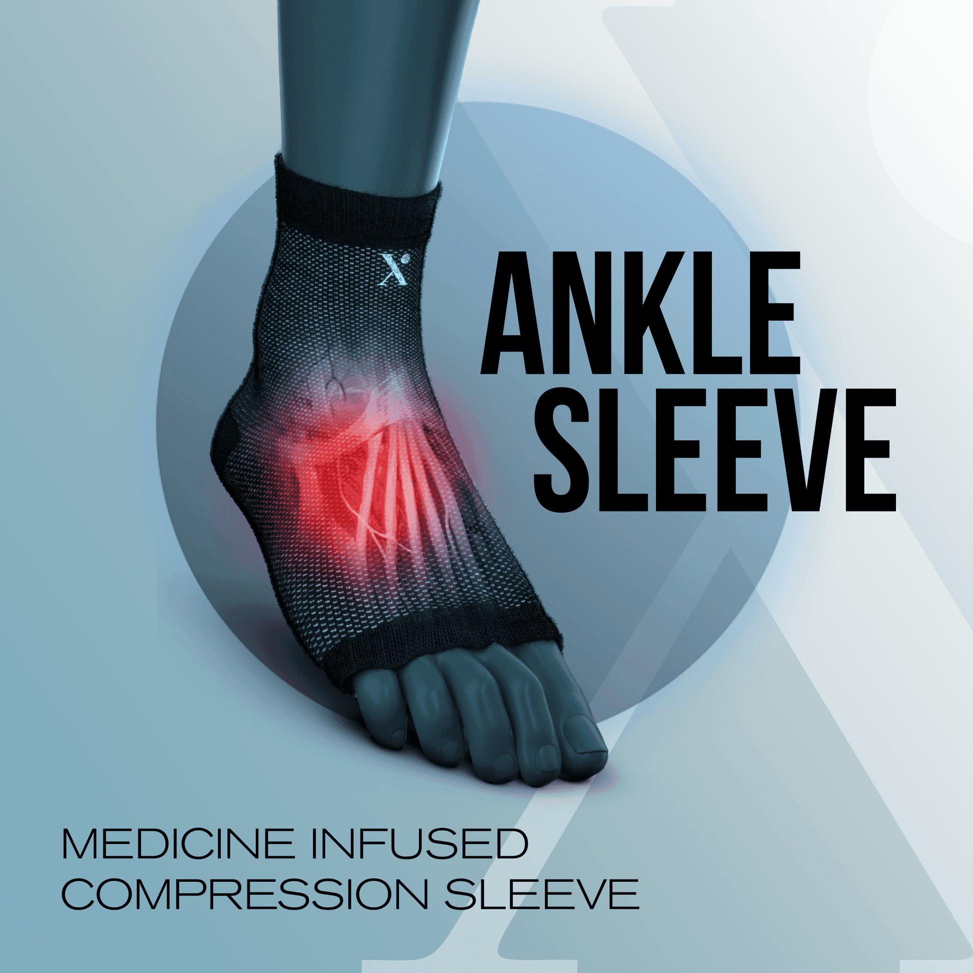 Nufabrx Ankle Compression Sleeve